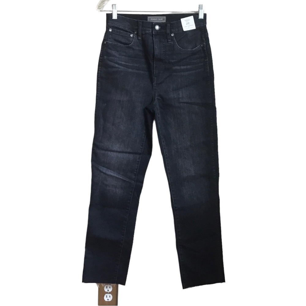 J. Crew Women's Black Straight Leg Jeans - Picture 2 of 10